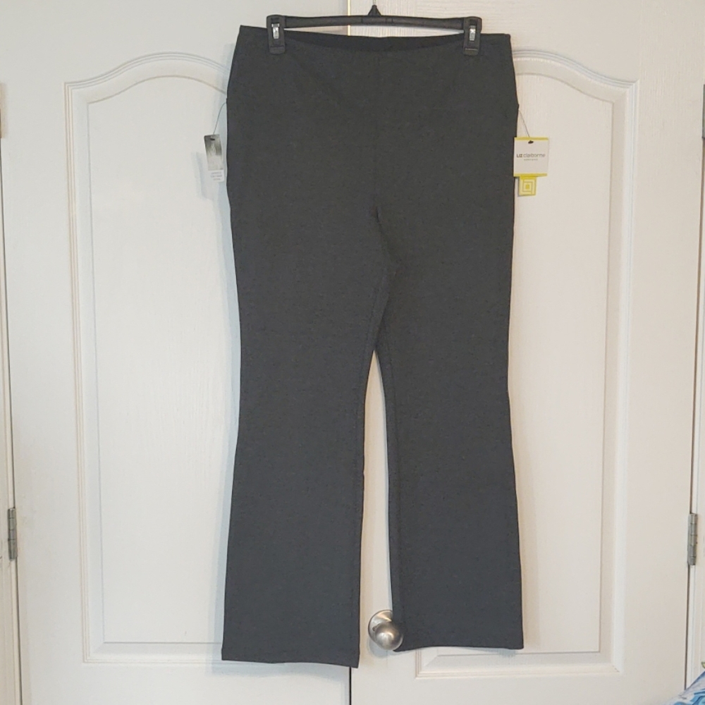 Dark Heather grey dress pants leggings size XL